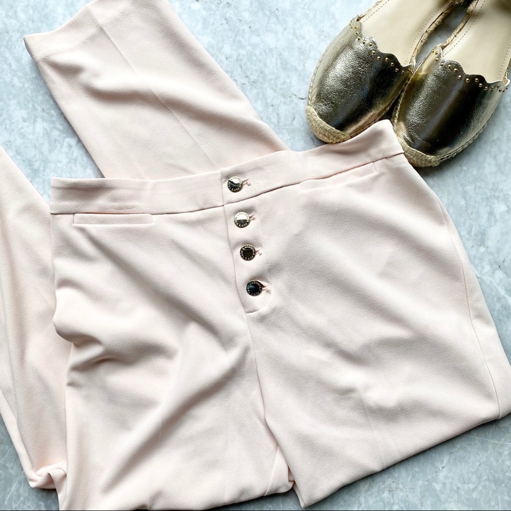 Karl Lagerfeld Slim Fit Ankle Pants Pink 10
